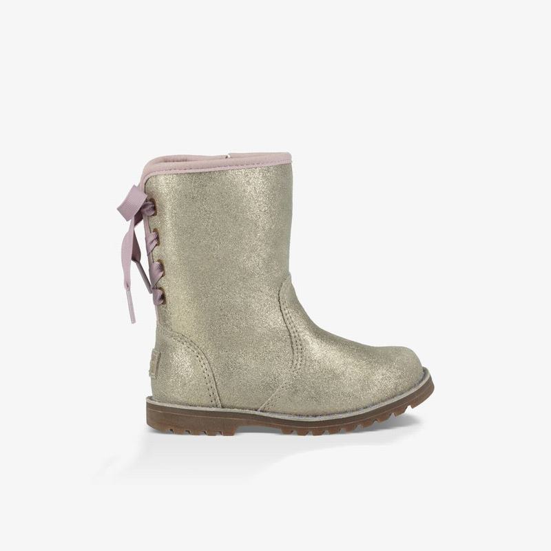 Bottes UGG Corene Metallic Fille Doré Soldes 160WJBGR